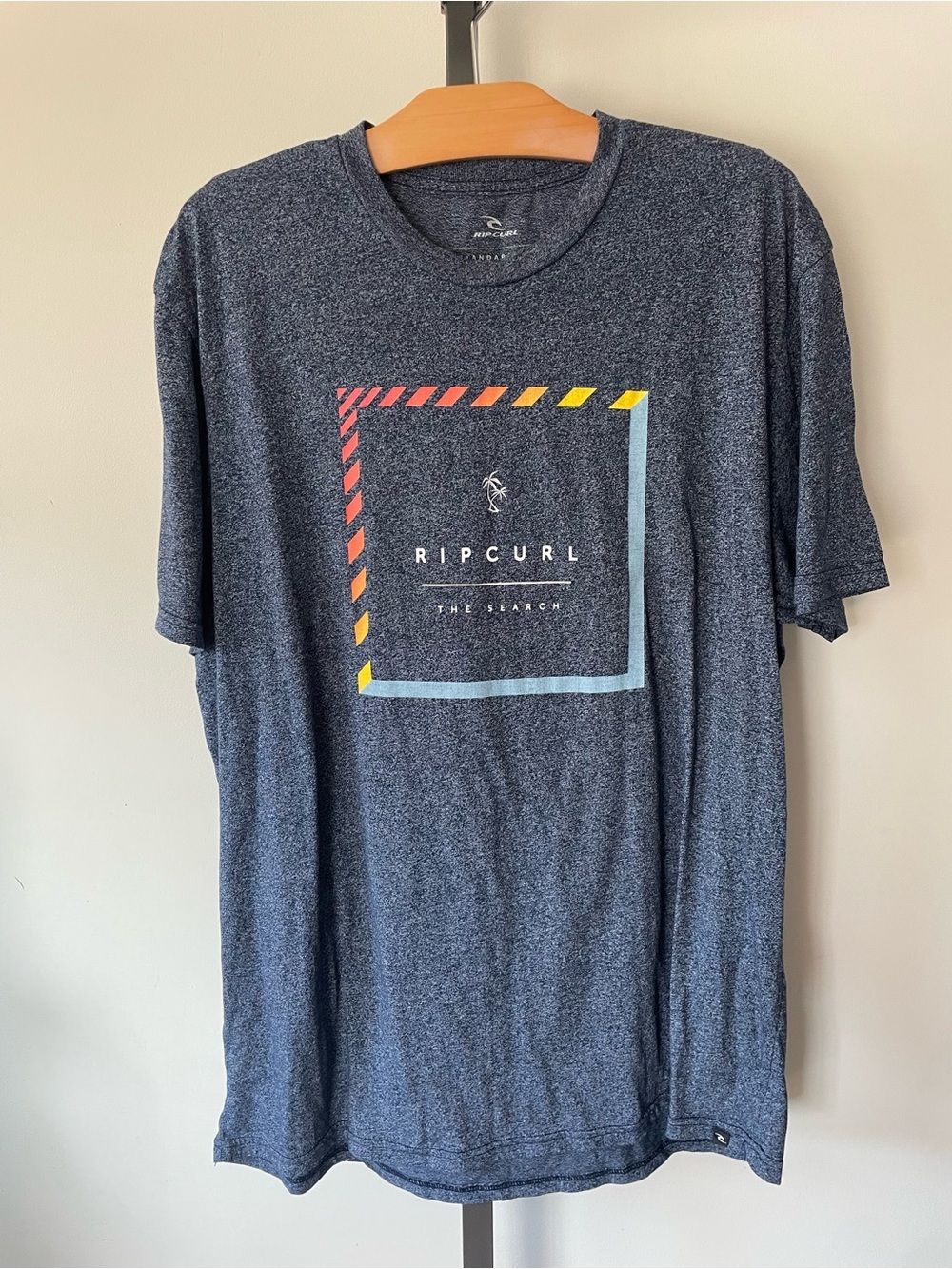 Rip Curl The Search Graphic Tee Heather Blue Tshirt XL Mens